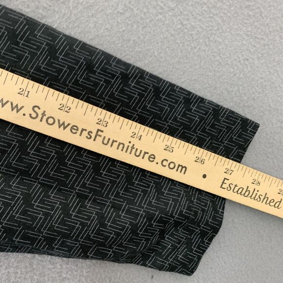 Awearness Kenneth Cole Polo Shirt Mens 2XL Gray Slim Fit Long Sleeve Geometric - Picture 12 of 16